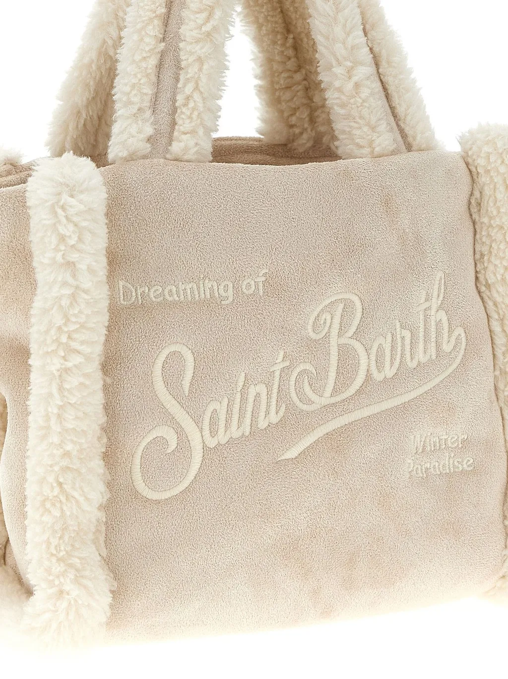 Mc2 Saint Barth Vanity Shearling Tote Bag