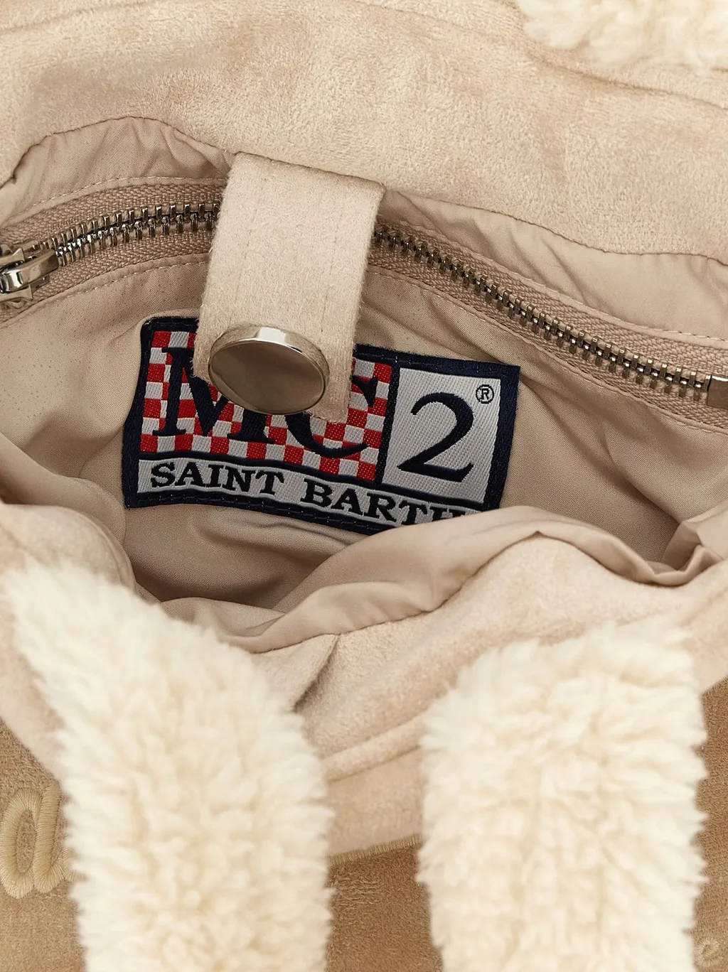 Mc2 Saint Barth Vanity Shearling Tote Bag
