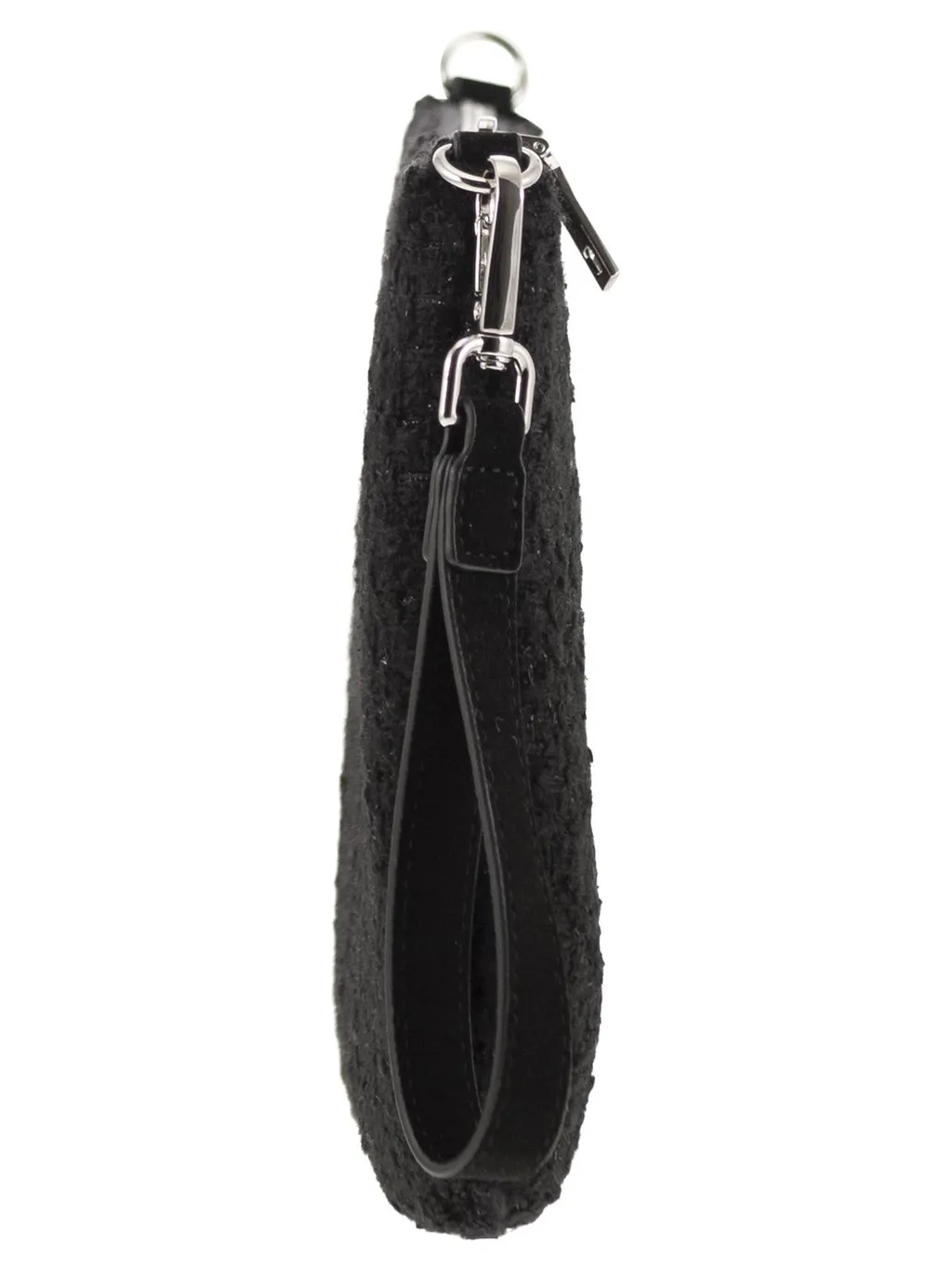 Mc2 Saint Barth Parisienne Zipped Tweed Clutch Bag
