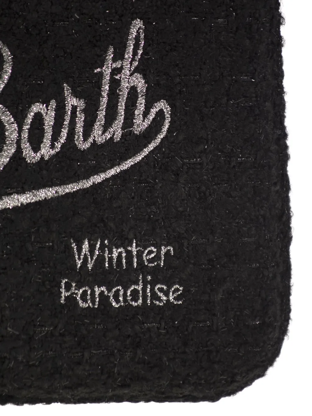 Mc2 Saint Barth Parisienne Zipped Tweed Clutch Bag