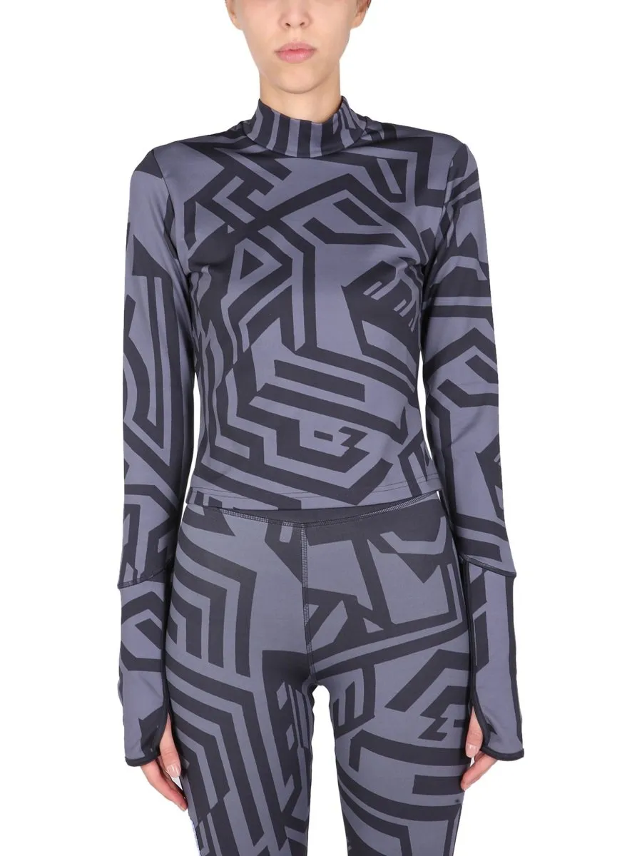 Mcq Alexander Mcqueen Dazzelle Patterned Top