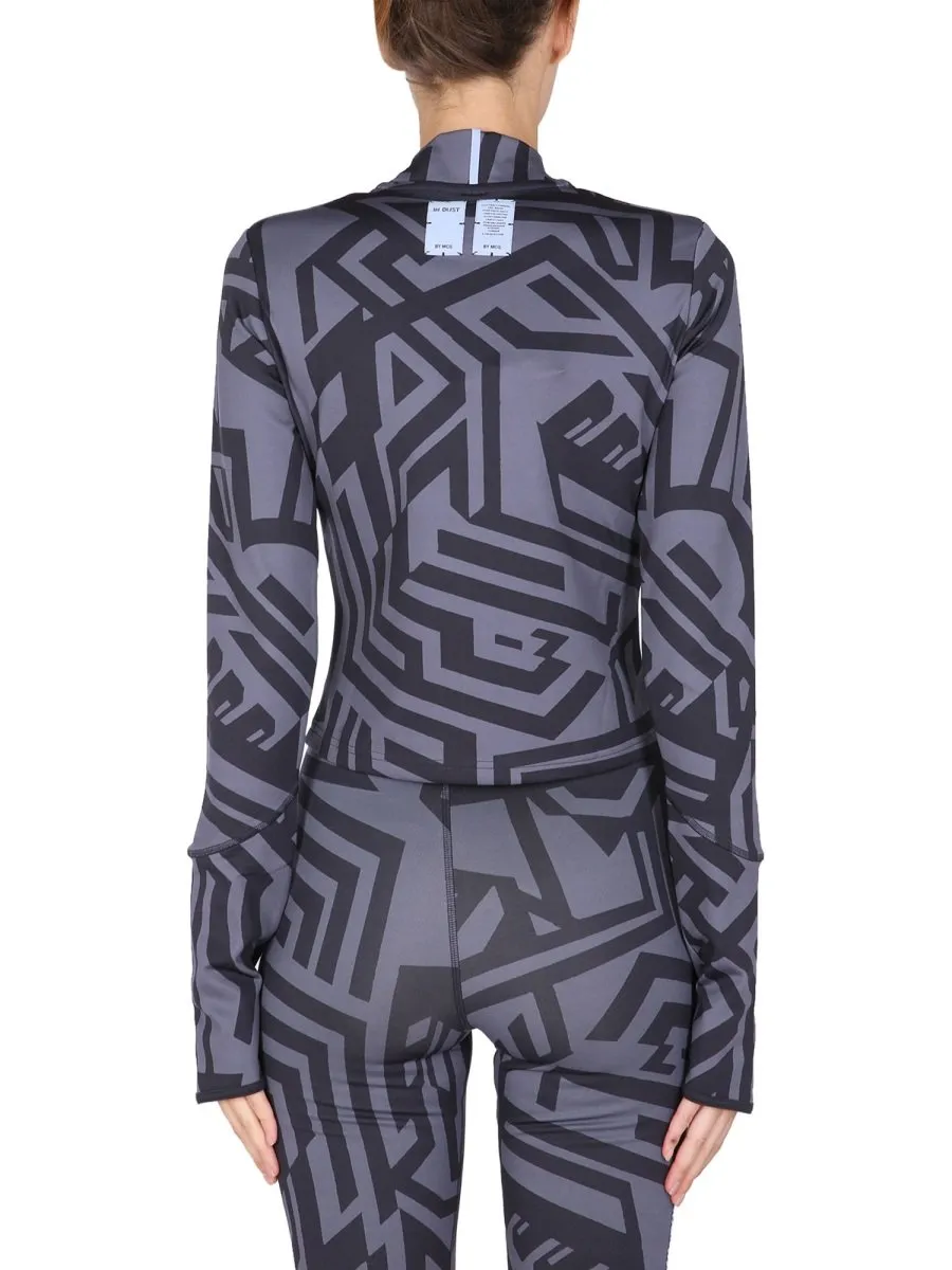 Mcq Alexander Mcqueen Dazzelle Patterned Top