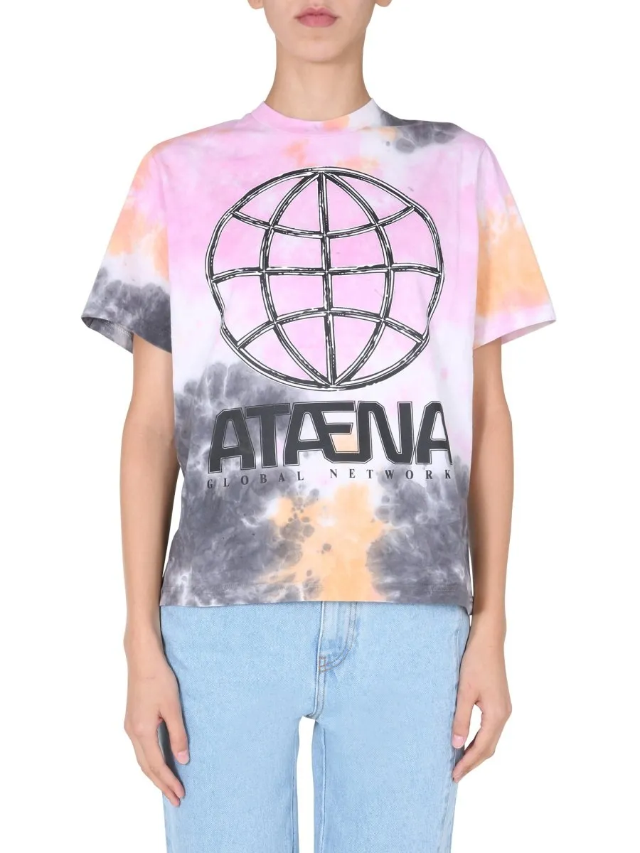 Mcq Alexander Mcqueen Tie-Dye Round Neck T-Shirt