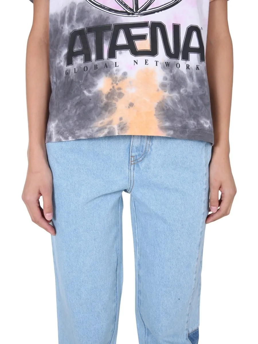 Mcq Alexander Mcqueen Tie-Dye Round Neck T-Shirt
