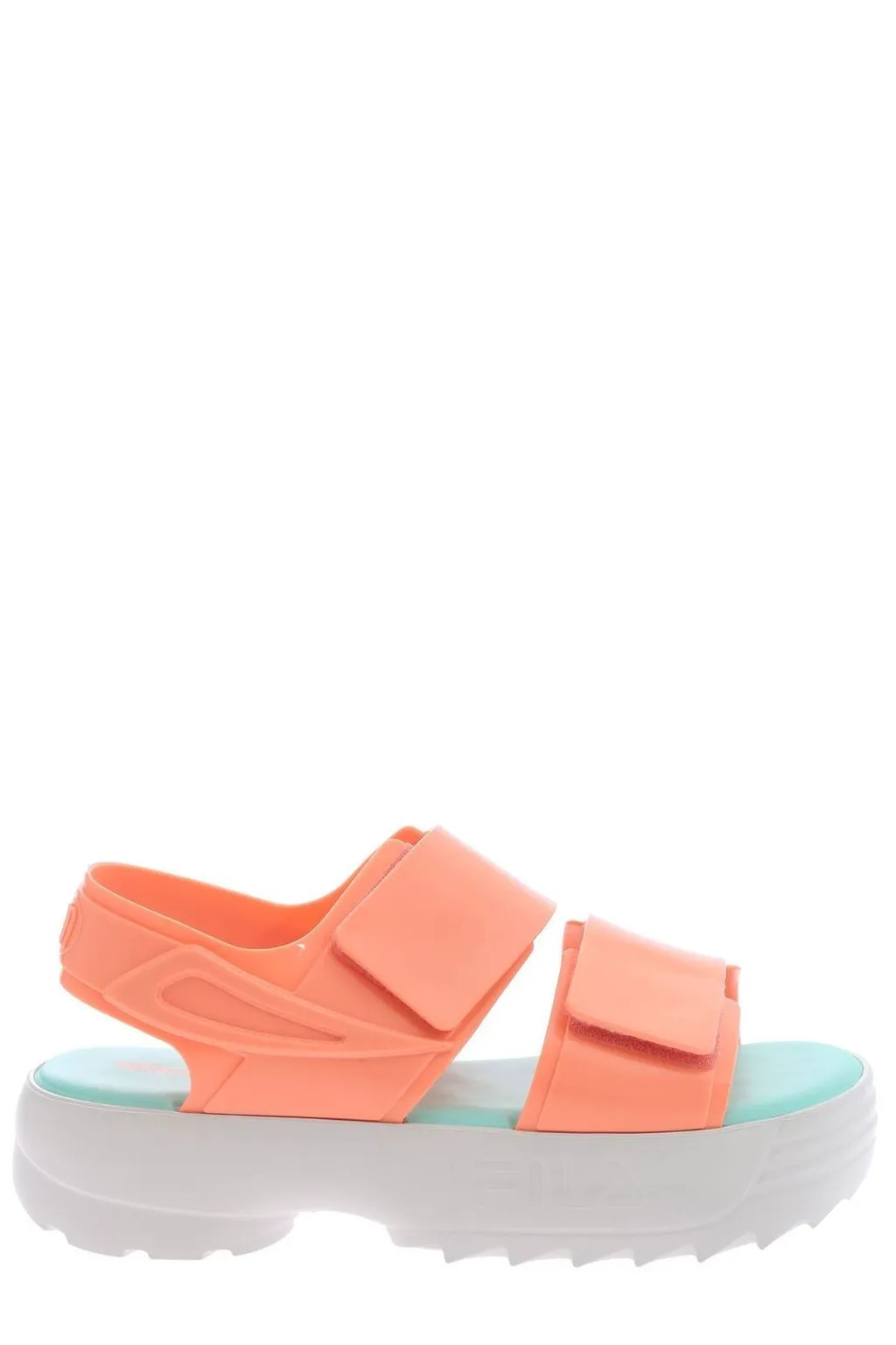 Melissa Fila Velcro Platform Sandals