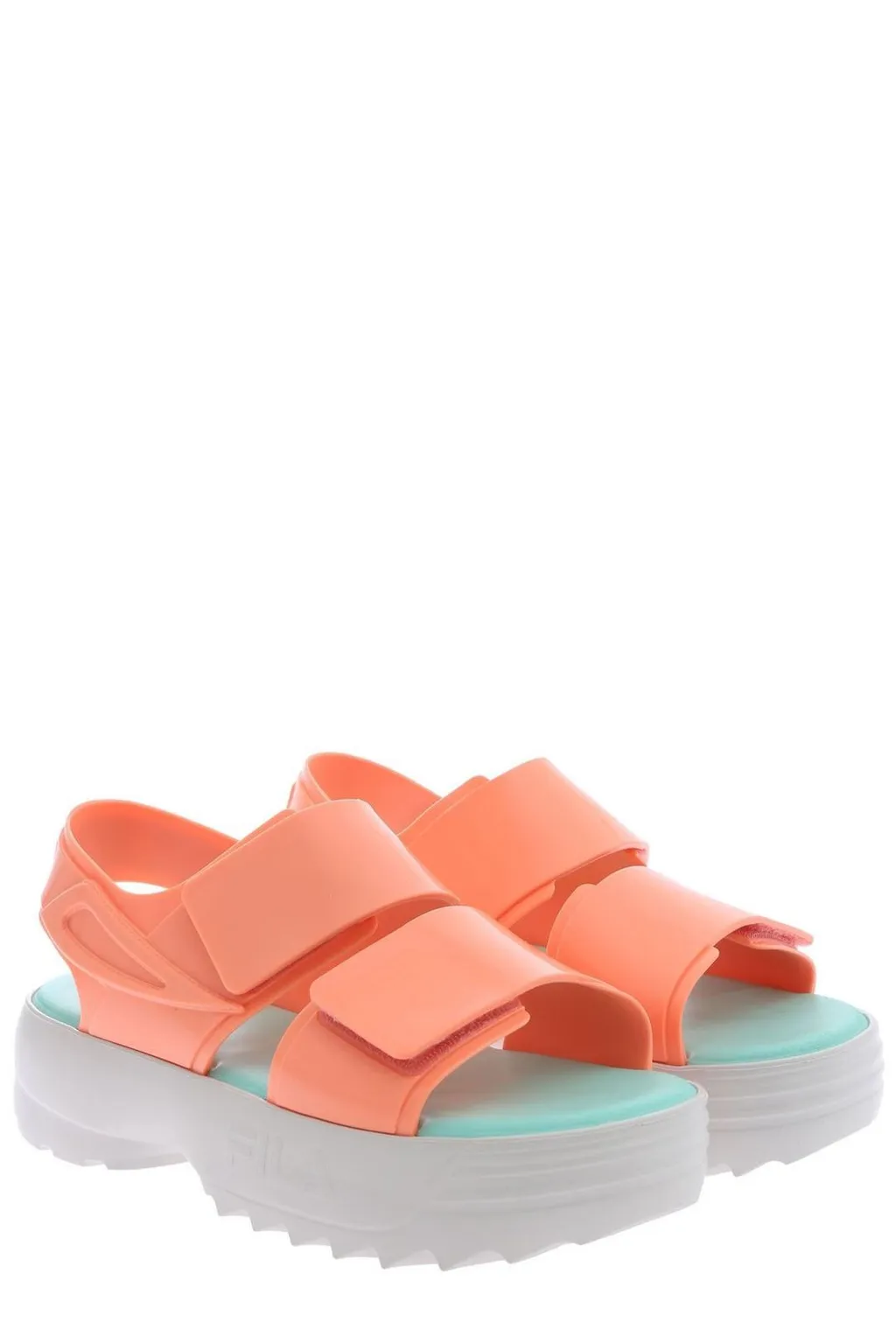 Melissa Fila Velcro Platform Sandals