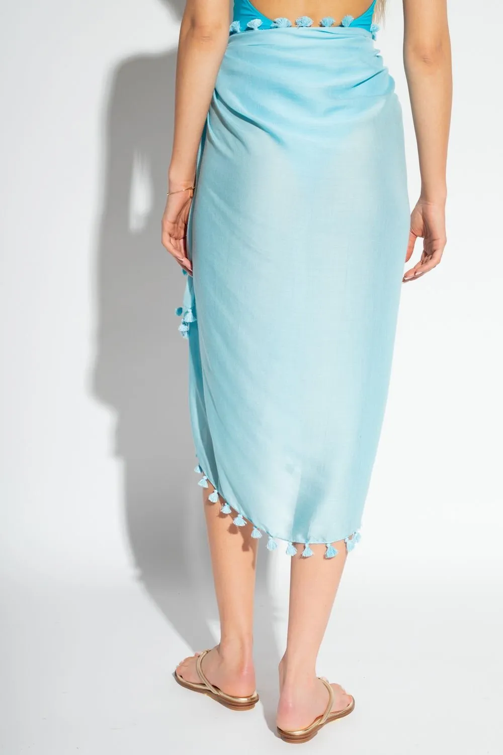Melissa Odabash Fringed Beach Pareo