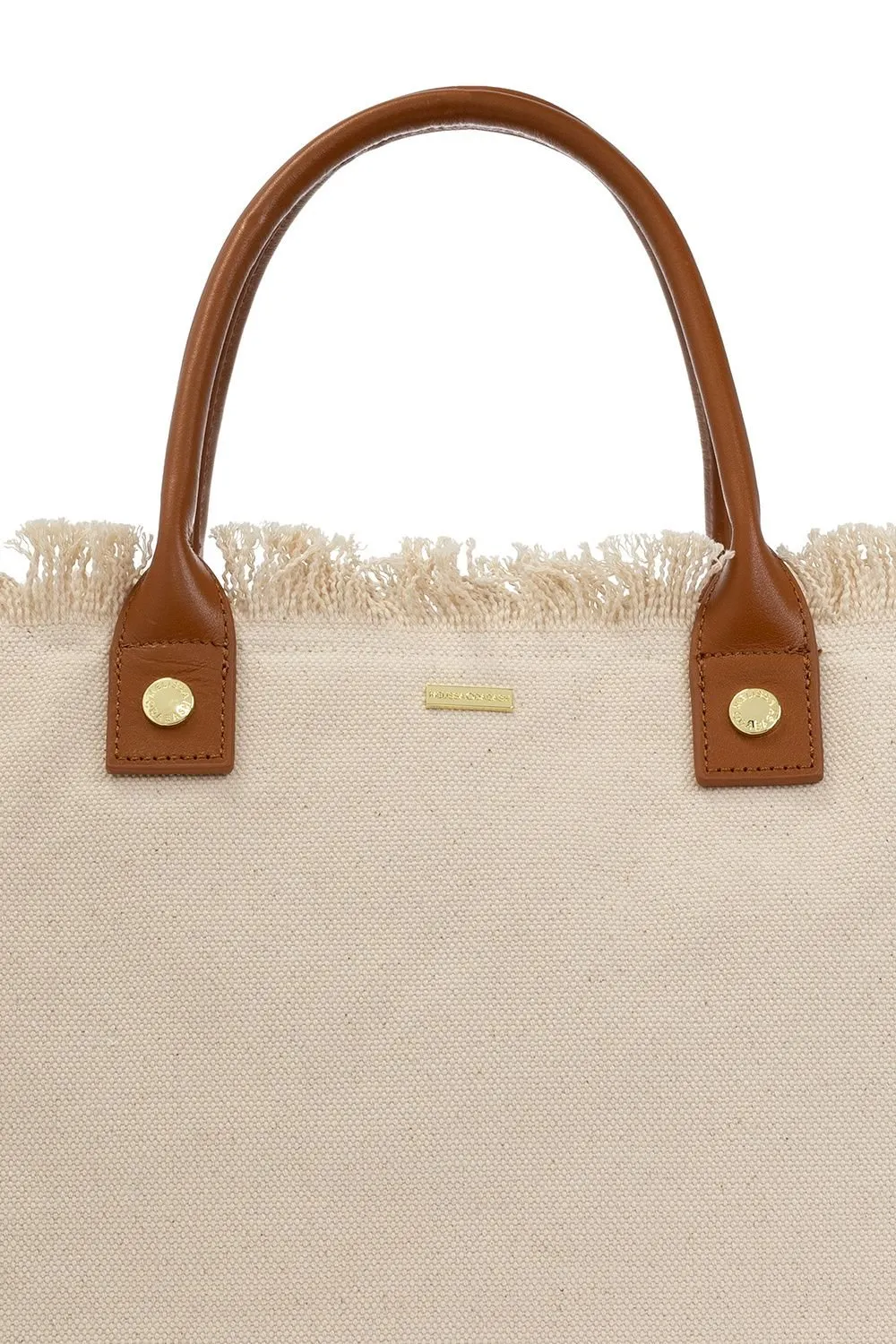 Melissa Odabash Cap Ferrat Frayed Tote Bag