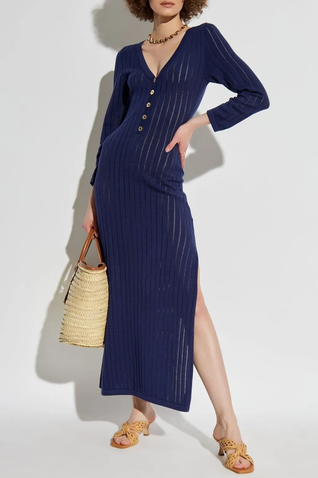 Melissa Odabash Buttoned Maxi Dress