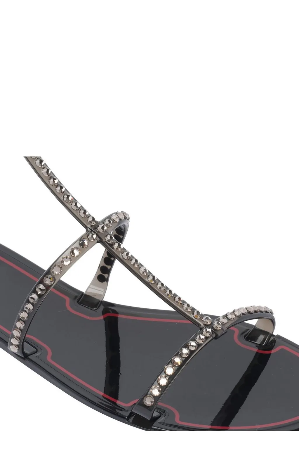 Menghi Studded Ankle Sandals