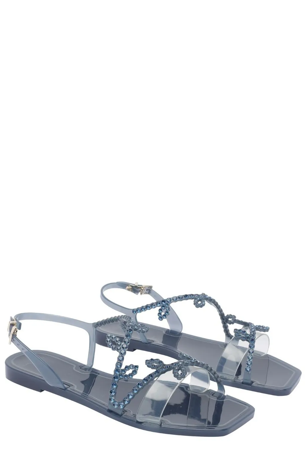 Menghi Embellished Slingback Sandals