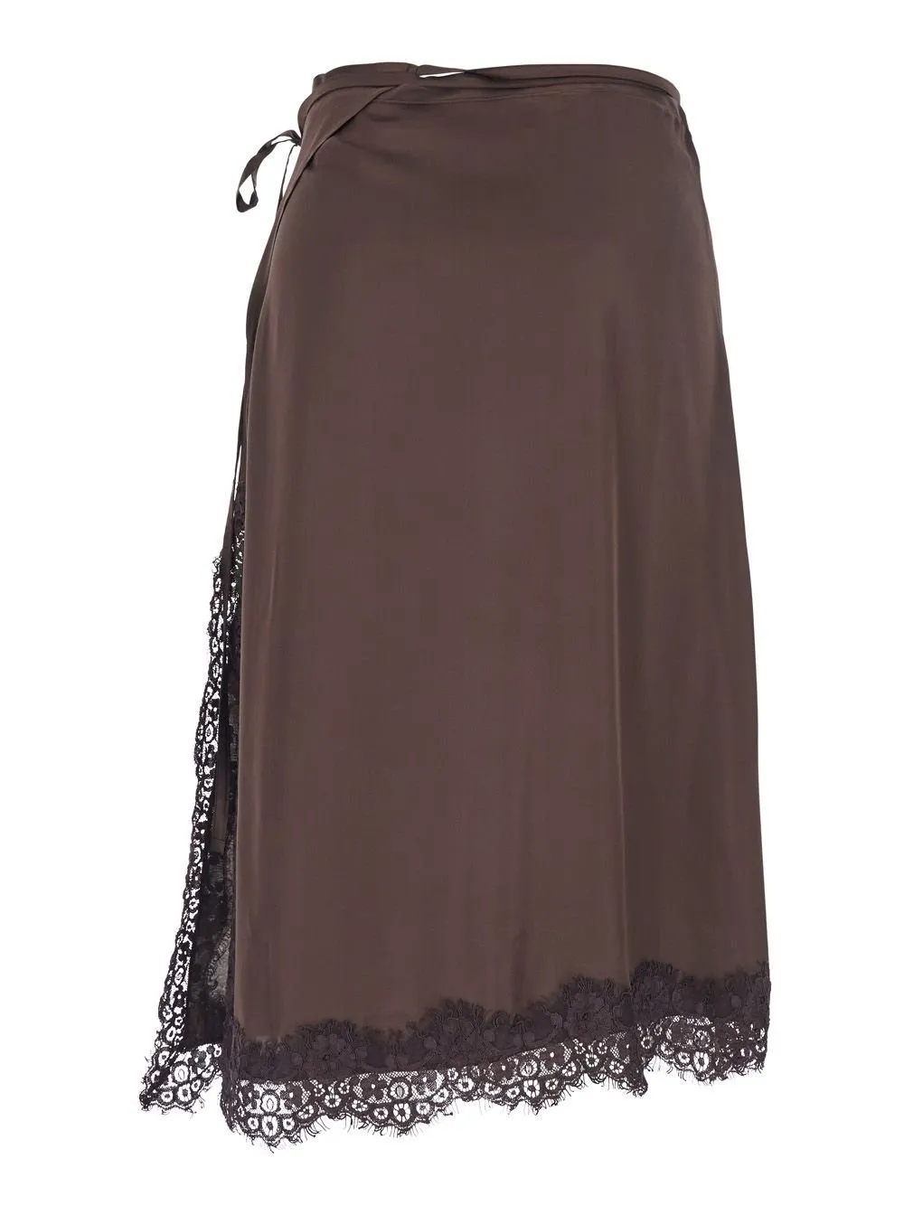 Merci Knot-Detail Lace Skirt
