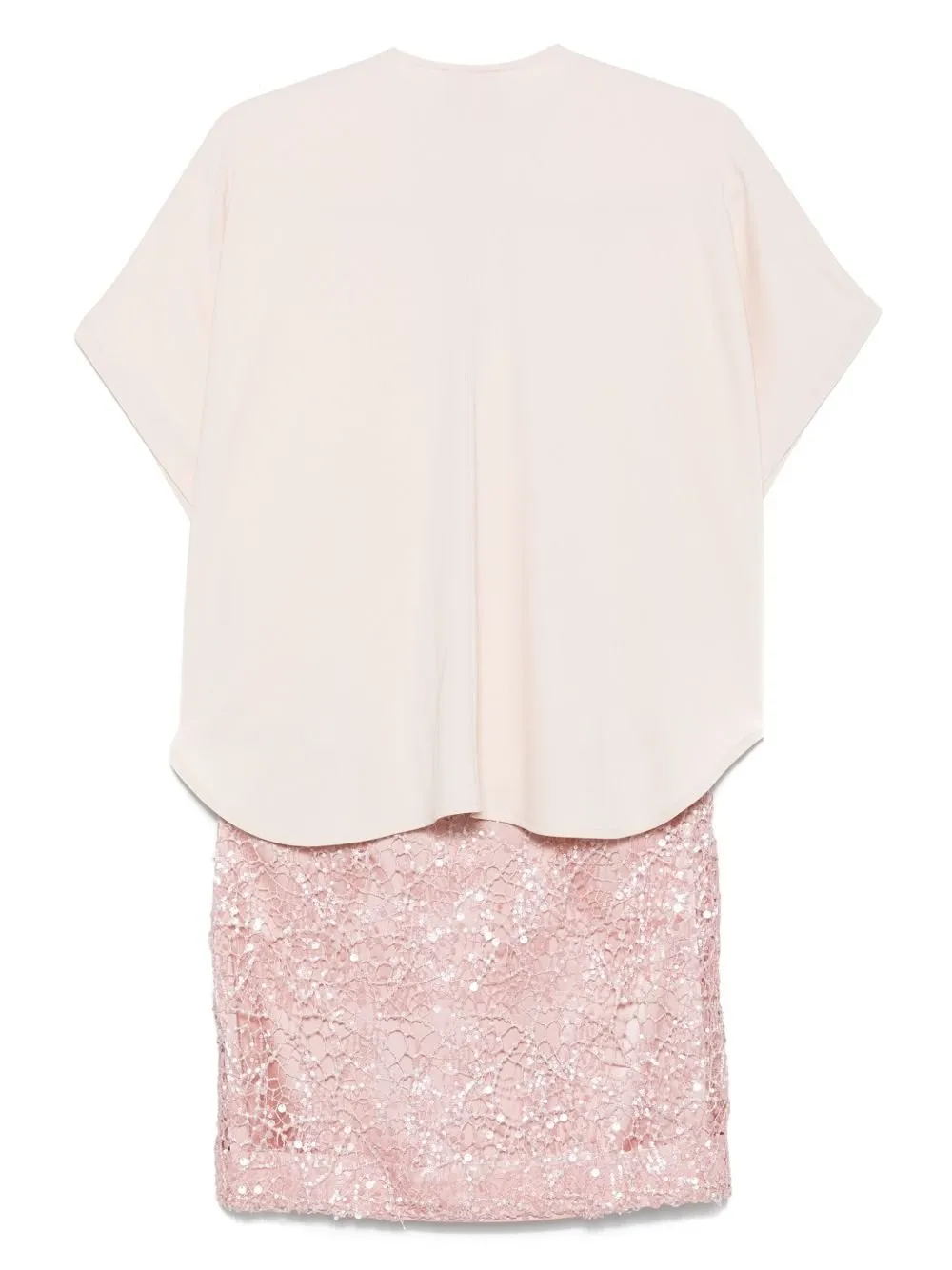 Merci Layered Sequin Detailed Skirt
