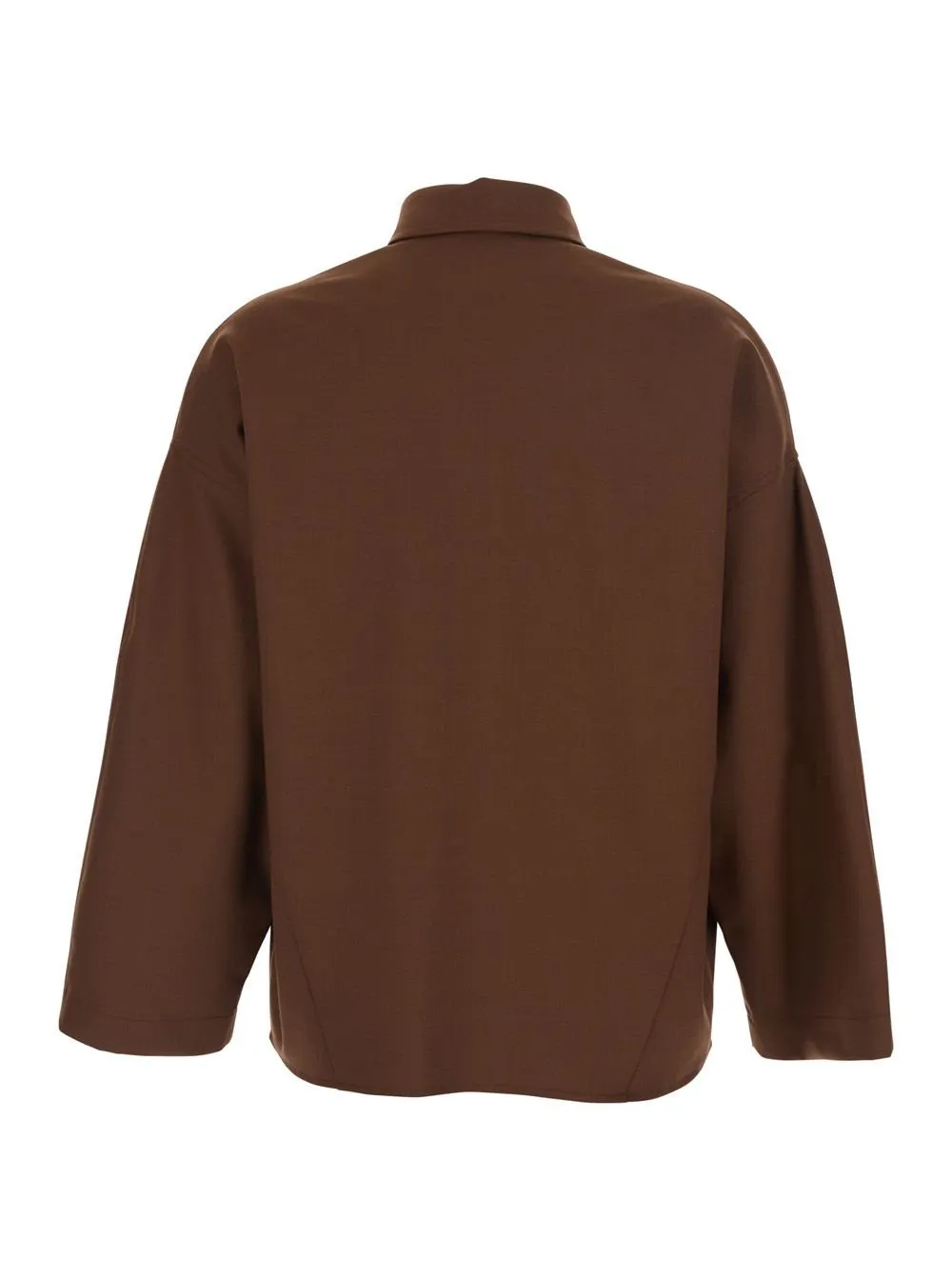Merci Classic Collar Patch Pocket Shirt