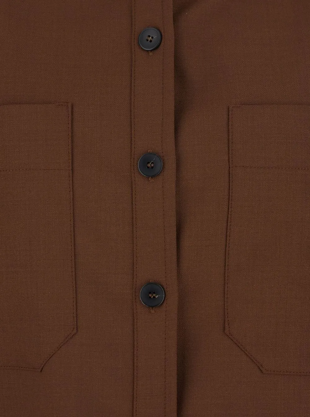 Merci Classic Collar Patch Pocket Shirt