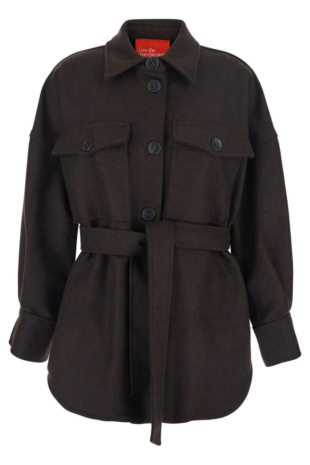 Merci Belted Overshirt Jacket