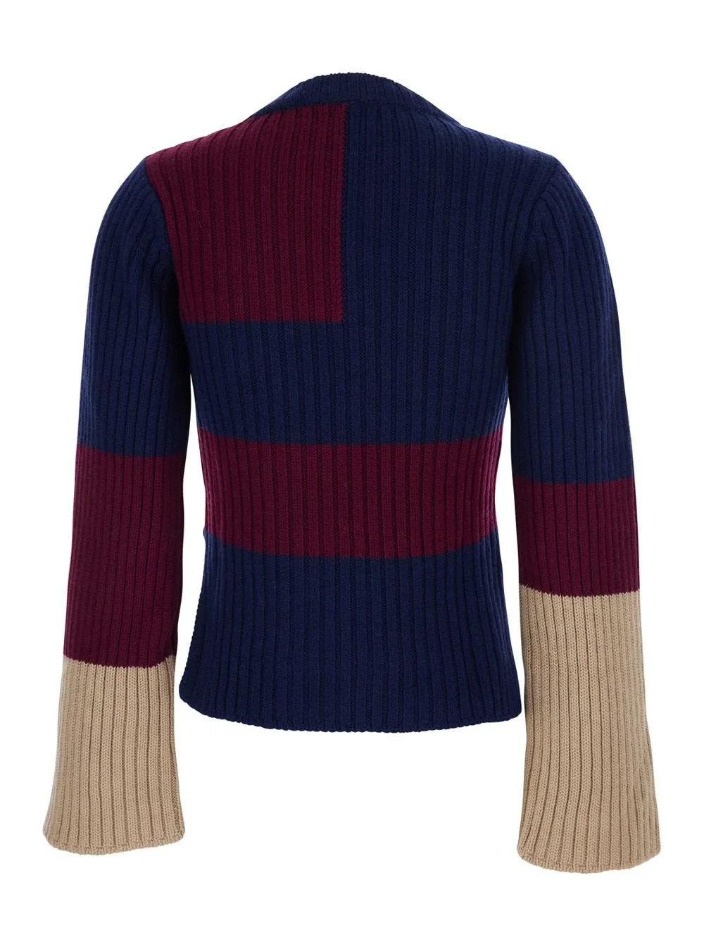 Merci Ribbed Color Block Knitwear