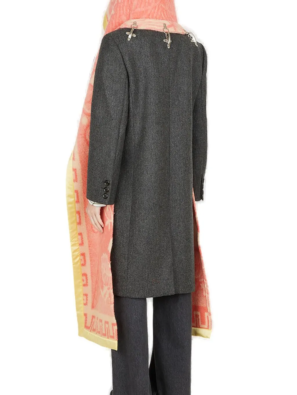 Meryll Rogge Blanket Draped Buttoned Coat