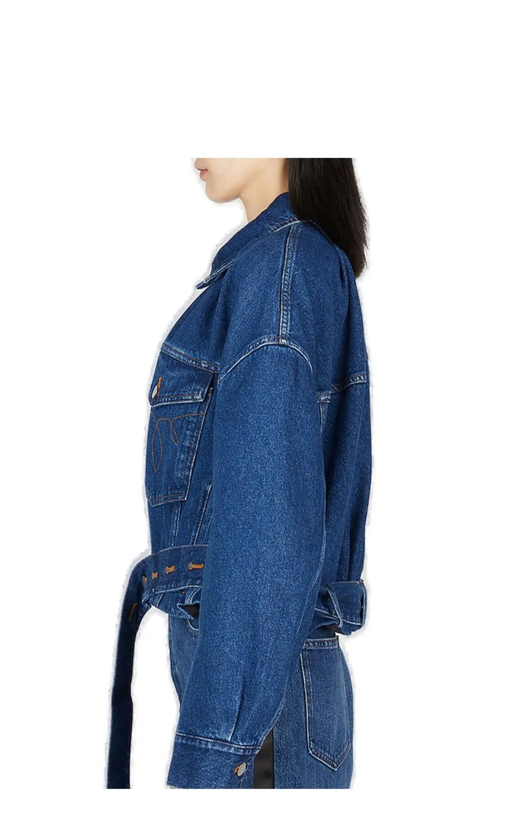 Meryll Rogge Buttoned Denim Jacket