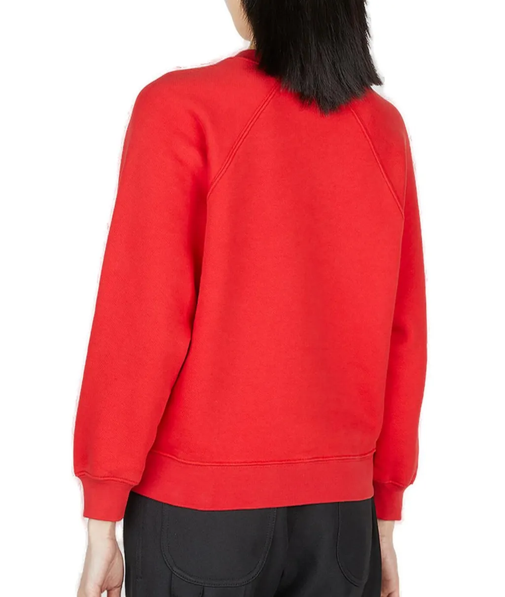 Meryll Rogge Shrunken Logo Printed Sweatshirt
