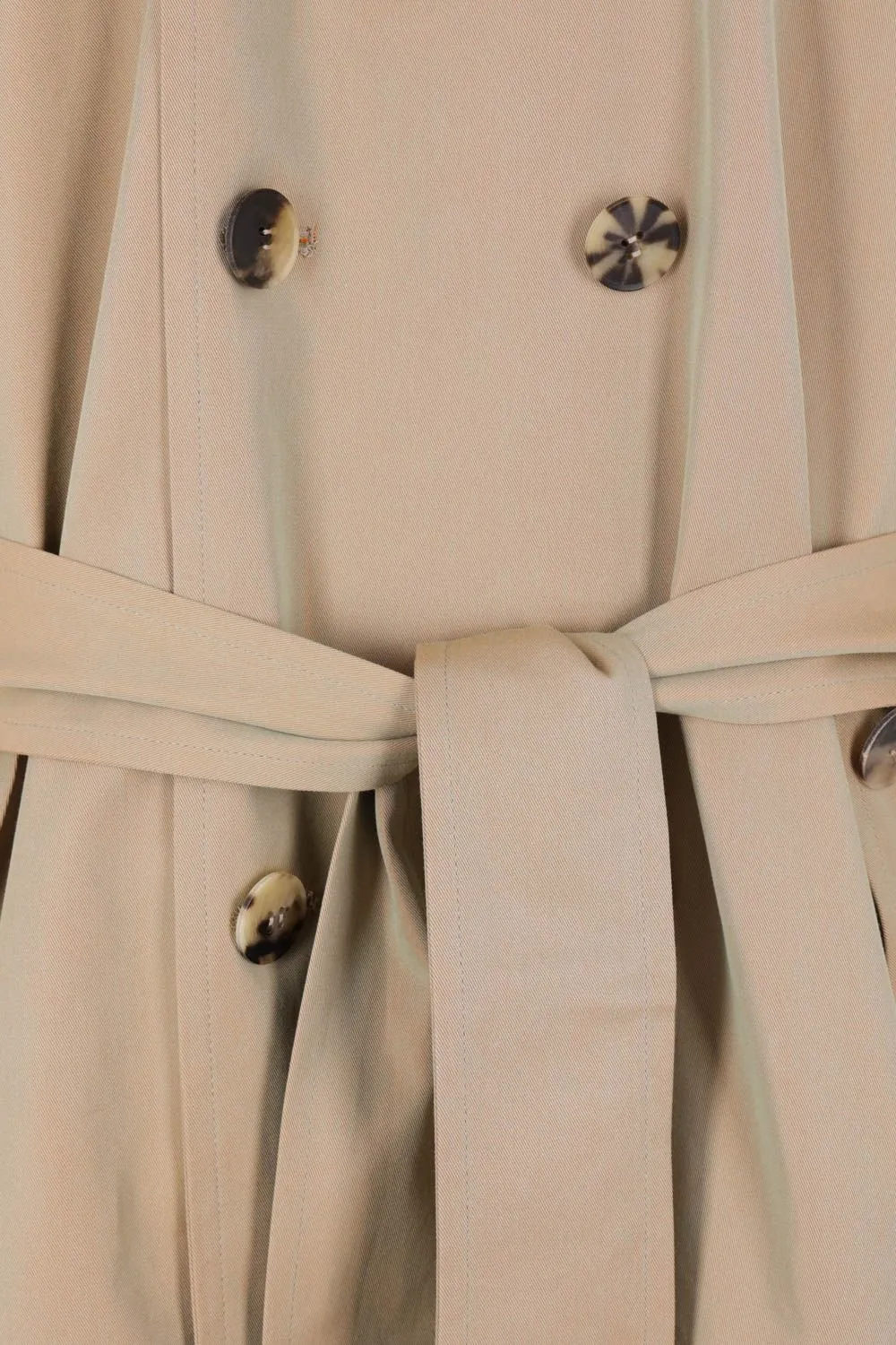 Meta Campania Collective Double-Breasted Trench Coat