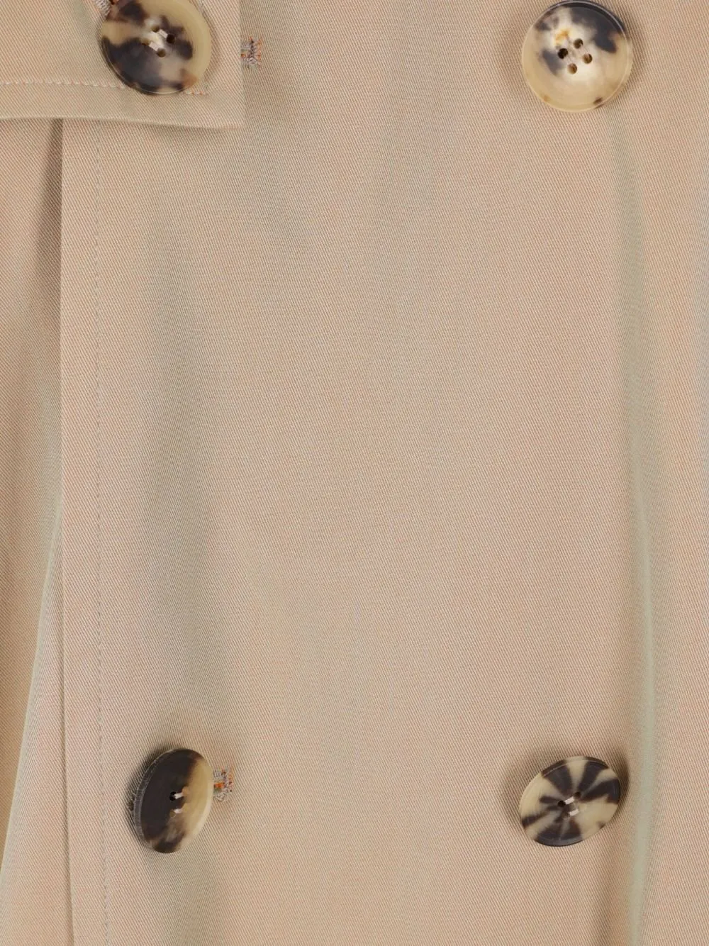 Meta Campania Collective Double-Breasted Trench Coat