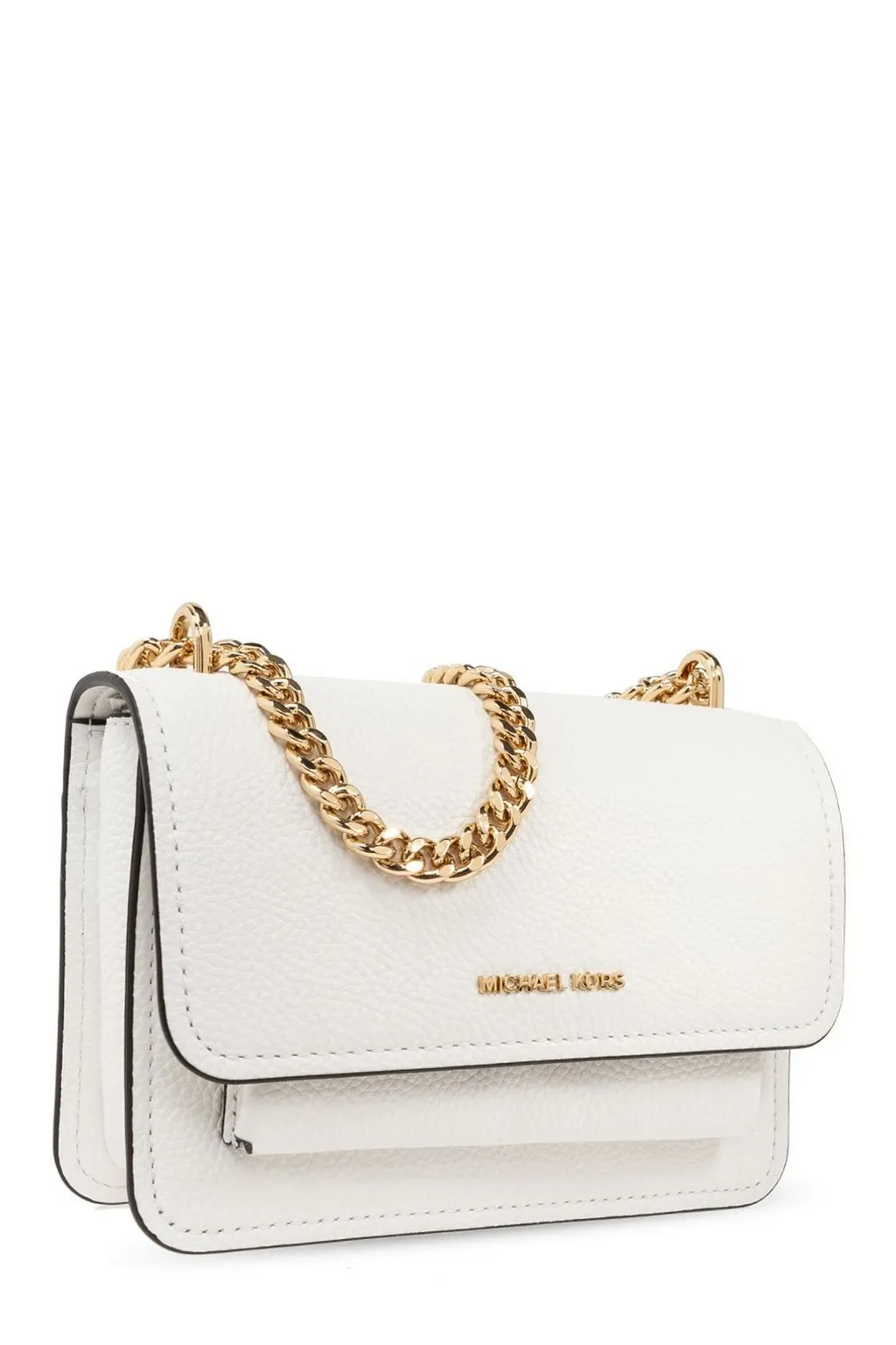 Michael Kors Claire Chain-Linked Foldover Top Crossbody Bag