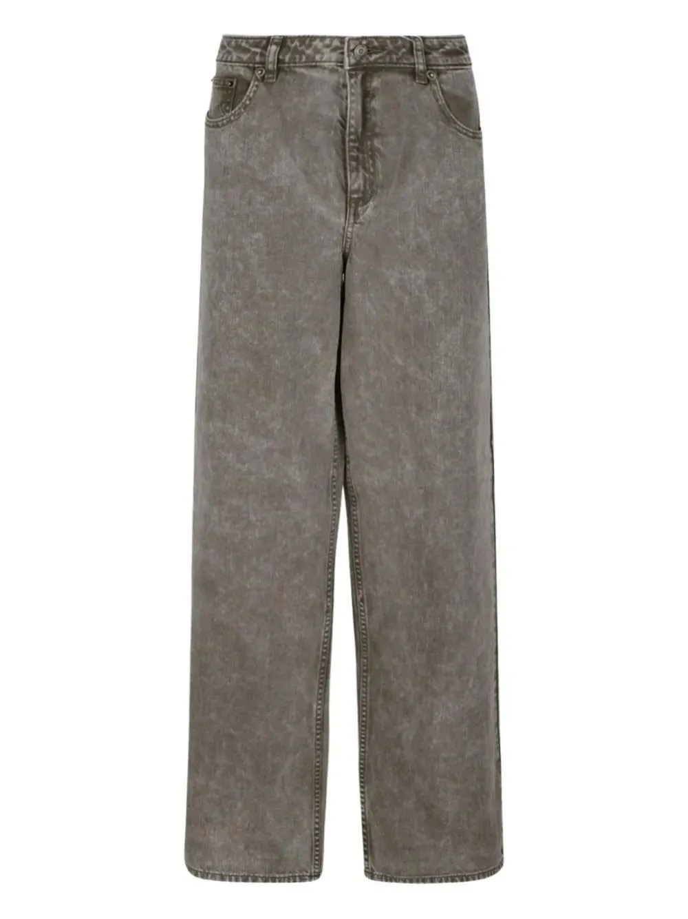 Michael Michael Kors Garment-Dyed Wide Leg Jeans