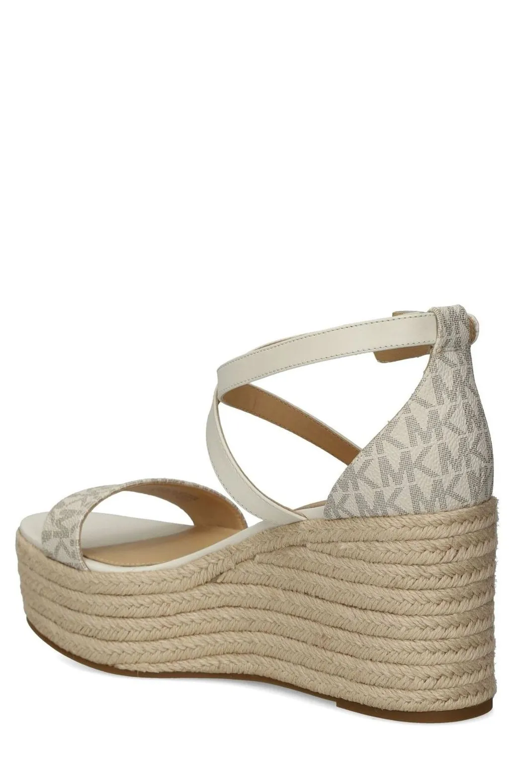 Michael Kors Serena Buckled Wedge Sandals