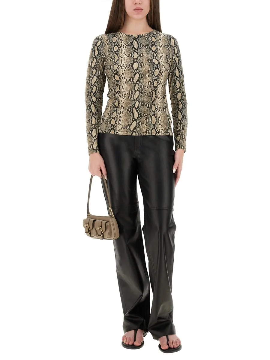 Michael Kors Printed Round Neck T-Shirt