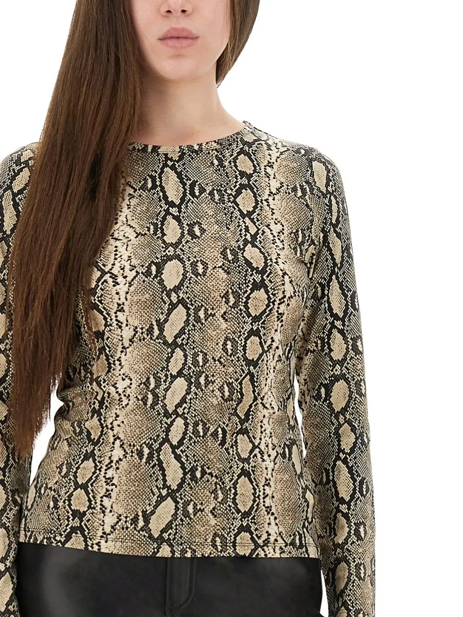 Michael Kors Printed Round Neck T-Shirt