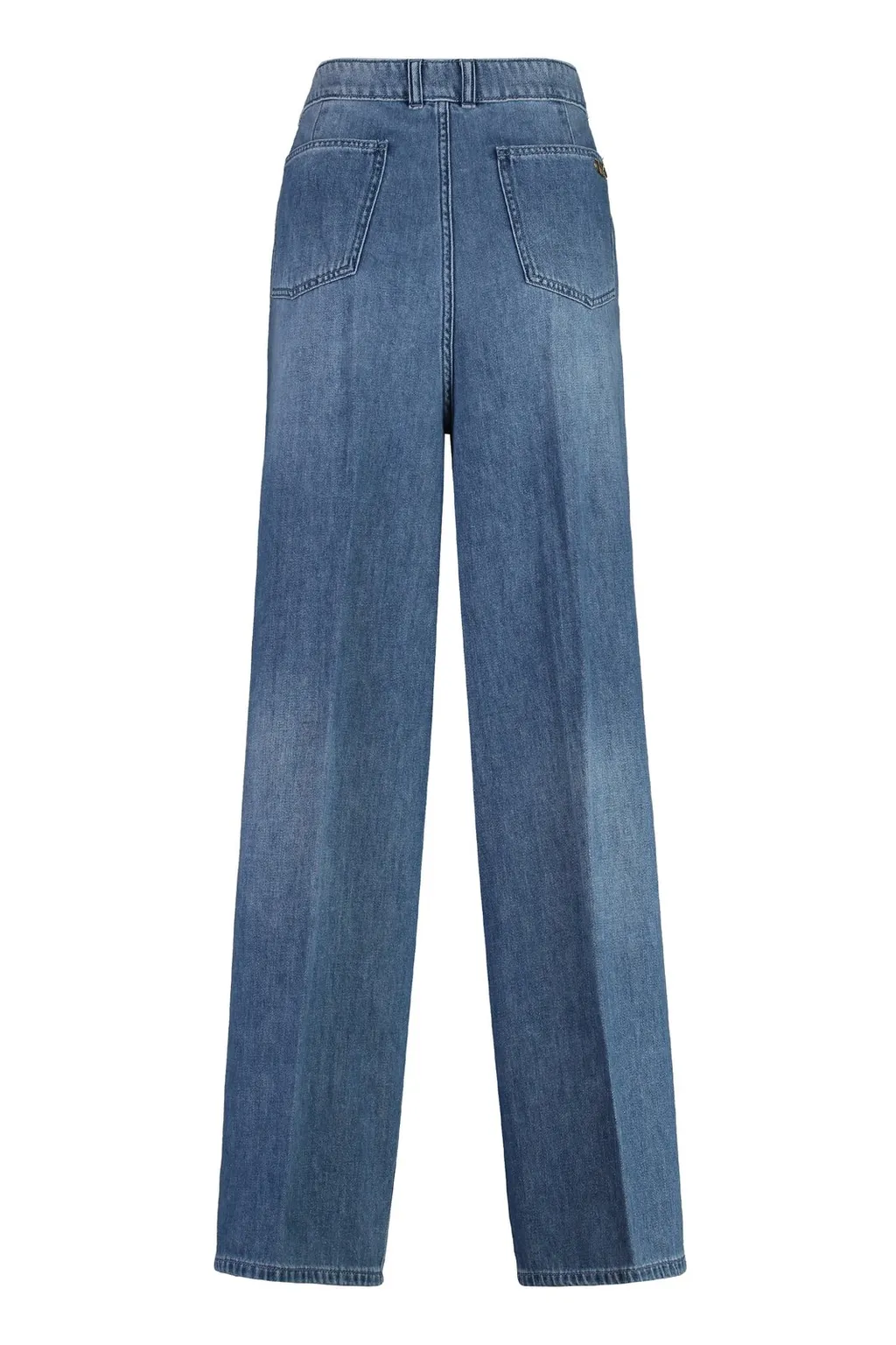 Michael Kors Button Detailed Straight Leg Jeans