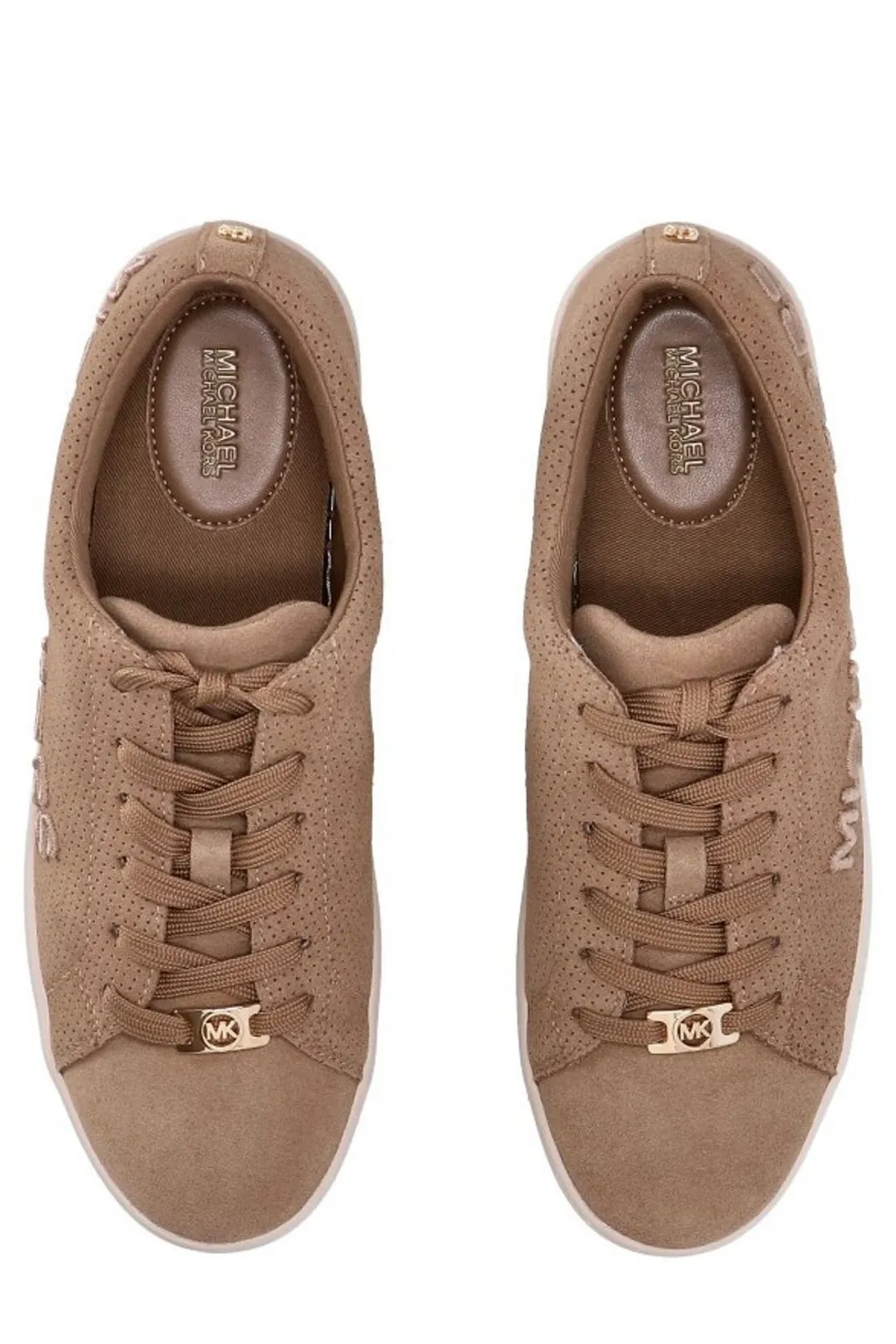 Michael Kors Logo Embroidered Sneakers