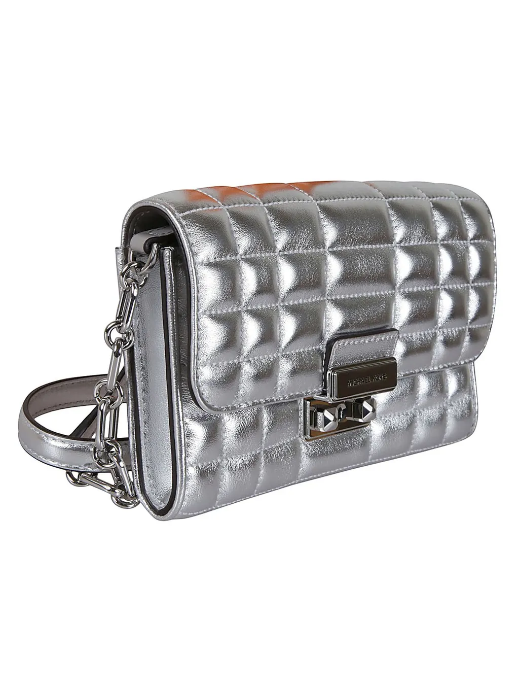 Michael Kors Tribeca Large Metallic Crossbody Bag