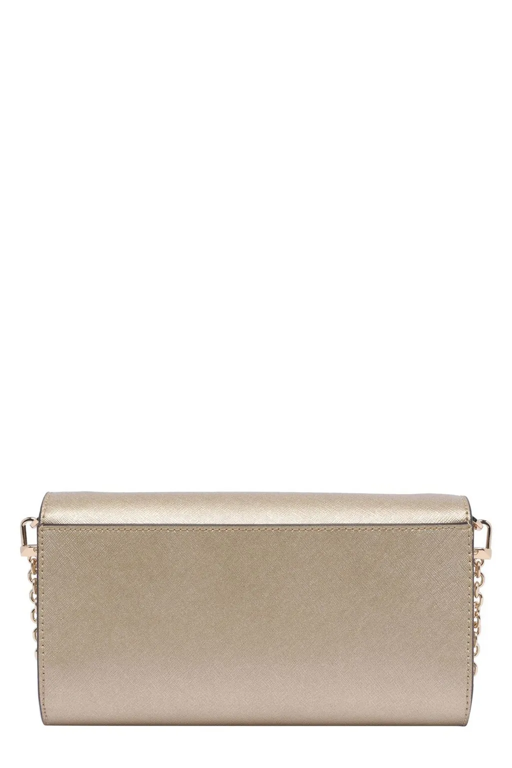Michael Michael Kors Mona Large Metallic Clutch Bag
