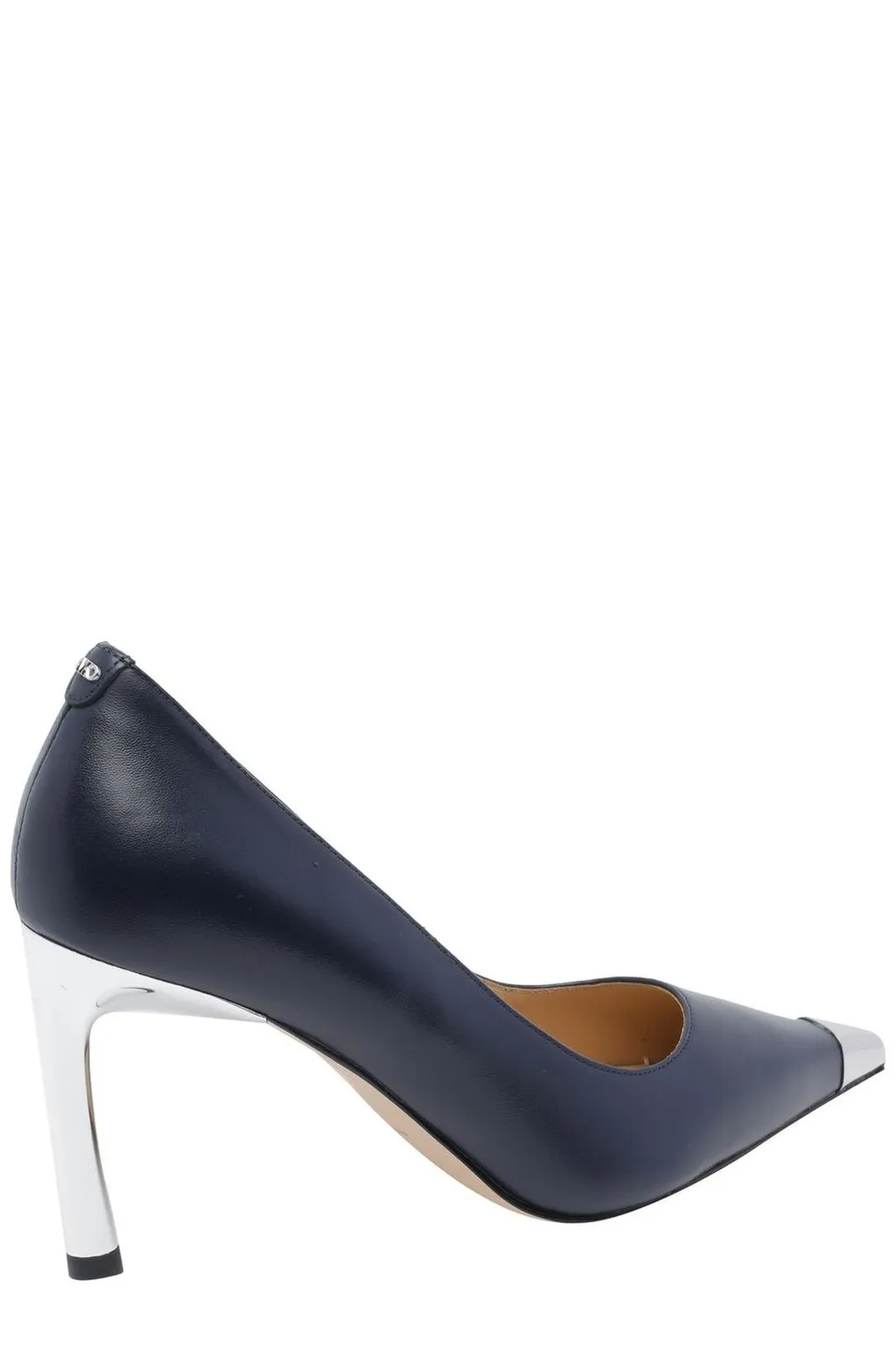 Michael Michael Kors Logo Plaque Pointed Toe Pumps