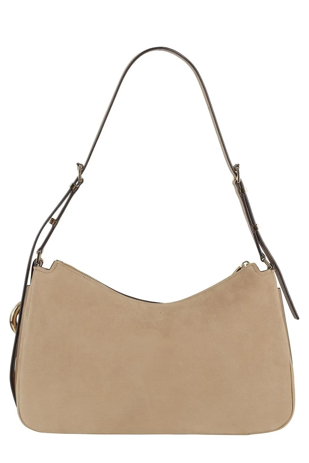 Michael Michael Kors Logo Charm Curved Shoulder Bag