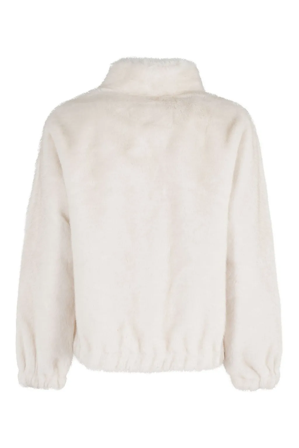 Michael Michael Kors Faux Fur High Neck Coat