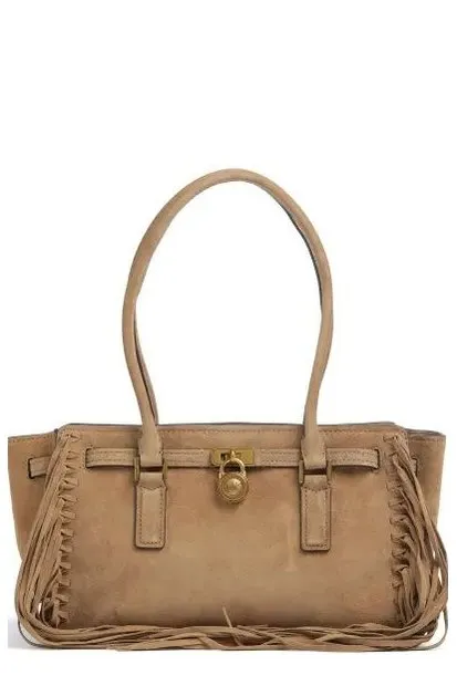 Michael Michael Kors Hamilton Moderne Small Fringed Satchel Bag