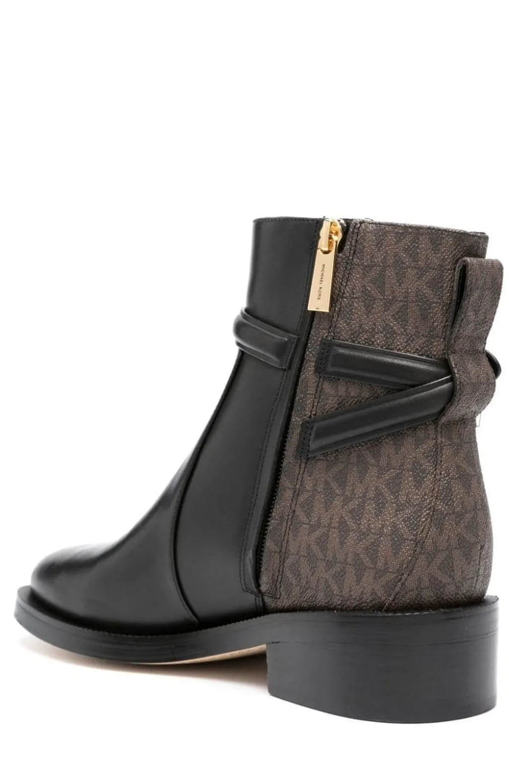 Michael Michael Kors Hamilton Chain Detailed Ankle Boots