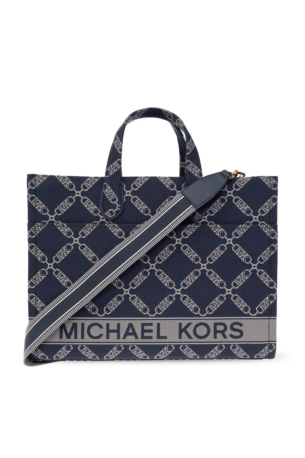 Michael Michael Kors Gigi Logo Jacquard Large Tote Bag