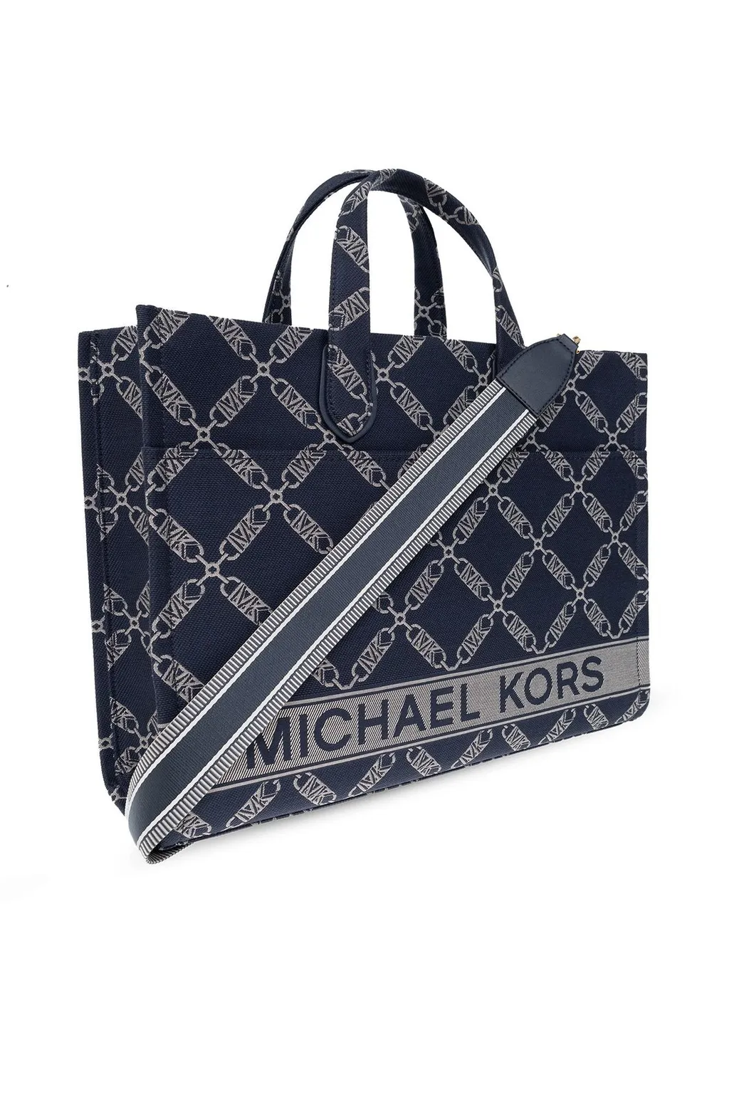 Michael Michael Kors Gigi Logo Jacquard Large Tote Bag