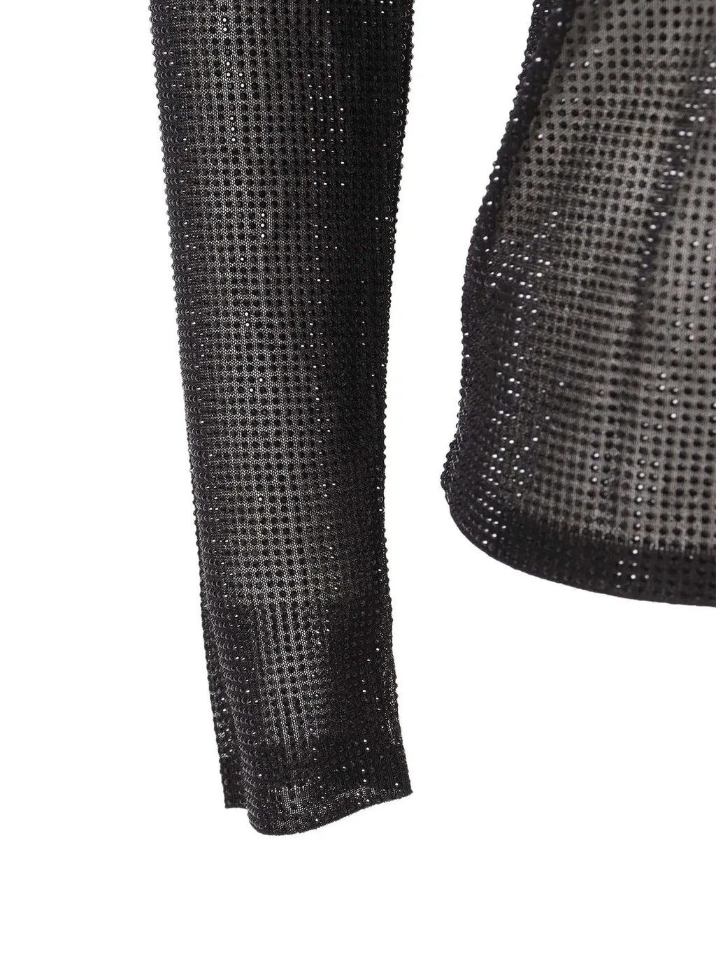 Michael Michael Kors Embellished Mesh Top