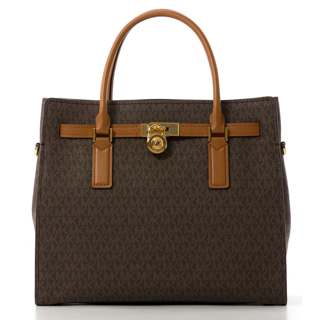Michael Michael Kors Hamilton Moderne Large Leather Satchel Bag