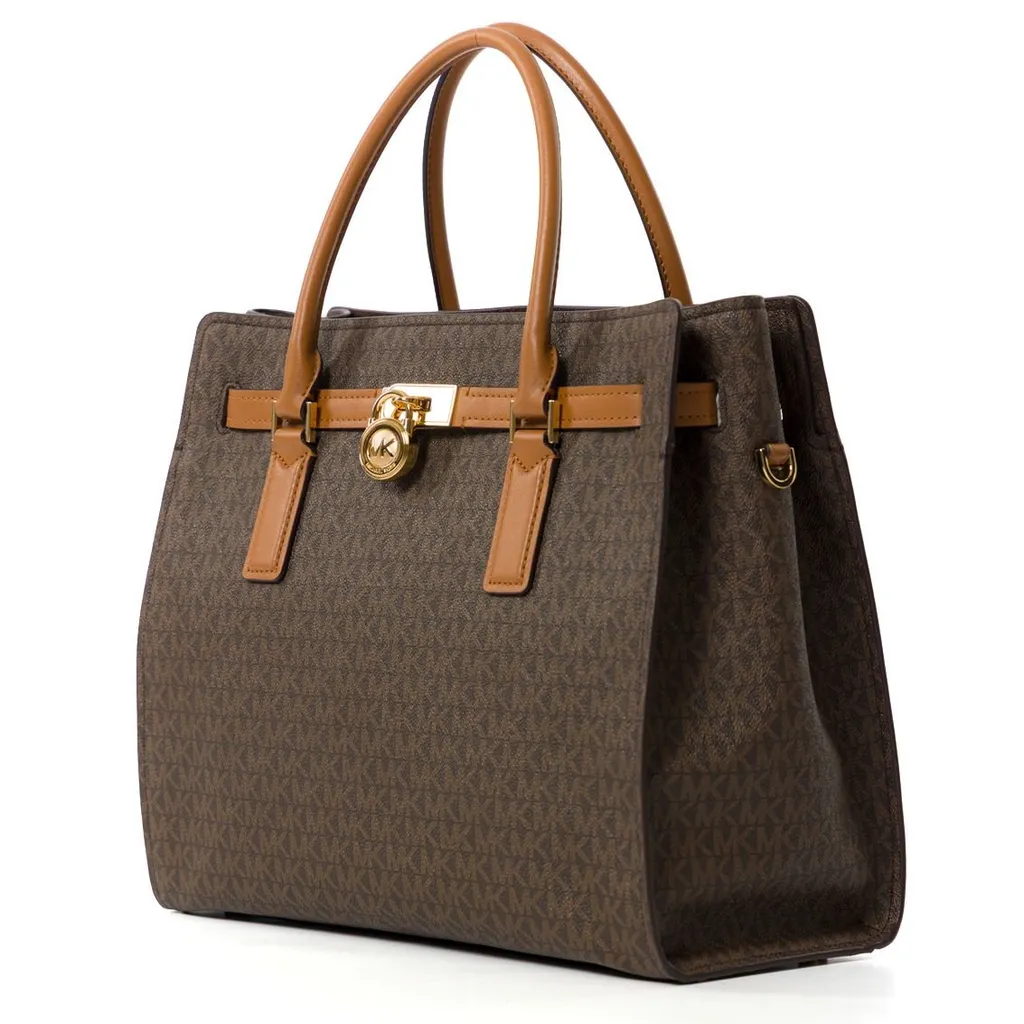 Michael Michael Kors Hamilton Moderne Large Leather Satchel Bag