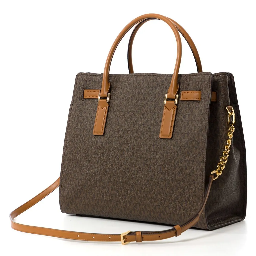 Michael Michael Kors Hamilton Moderne Large Leather Satchel Bag