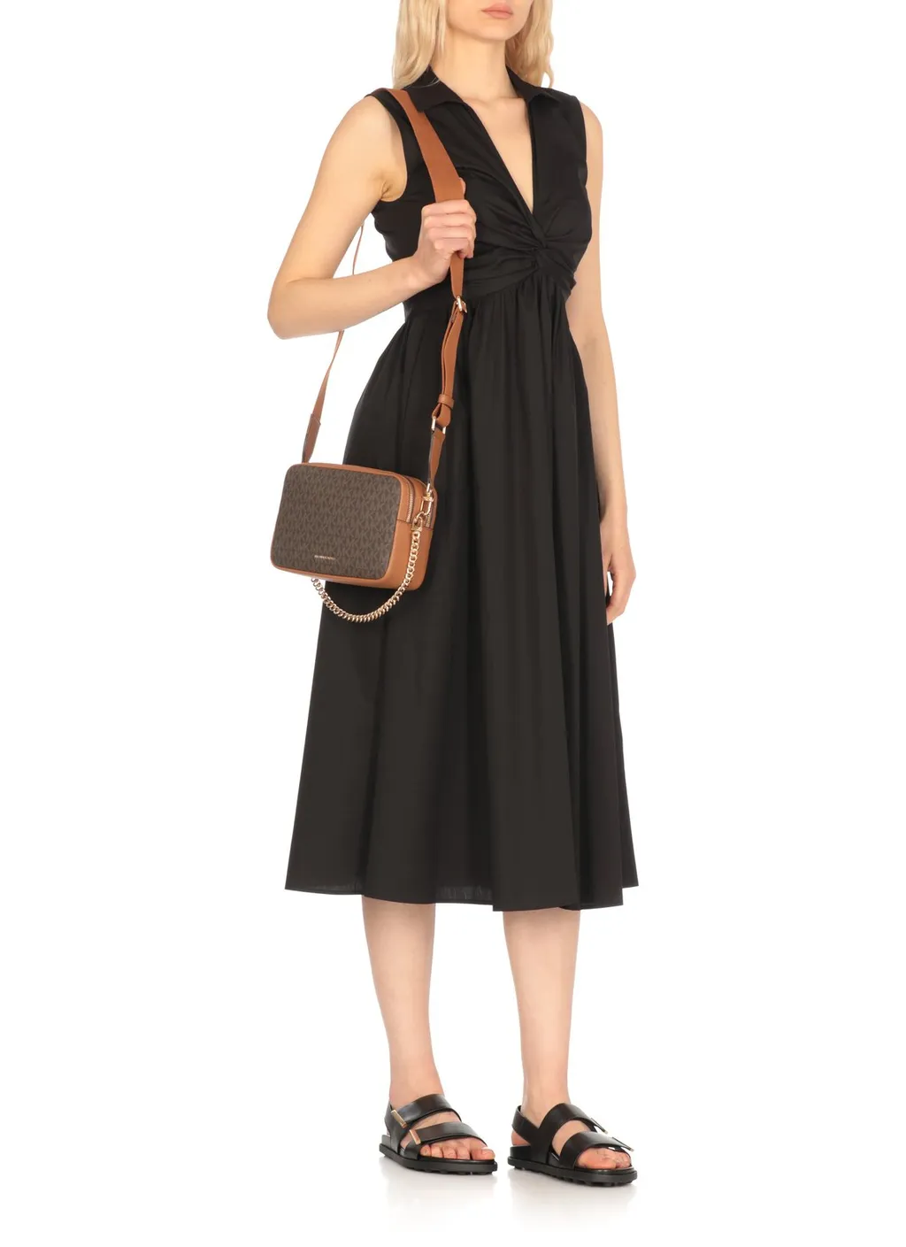 Michael Michael Kors Bryant Medium Signature Logo Camera Bag