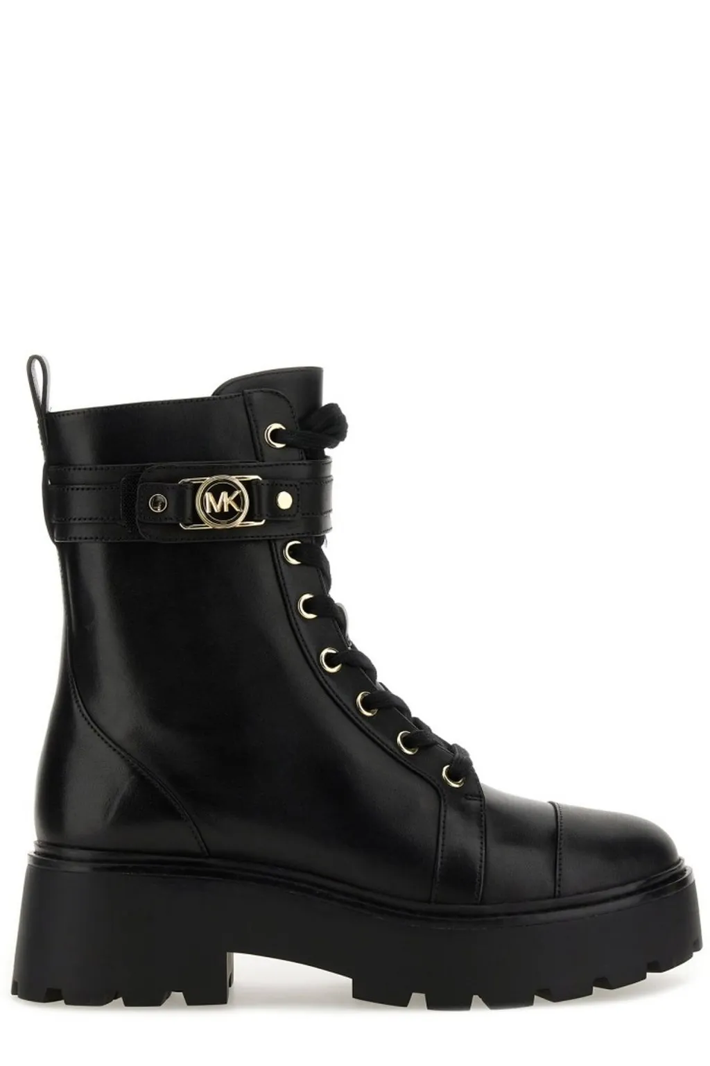 Michael Michael Kors Logo Plaque Zipped Boots