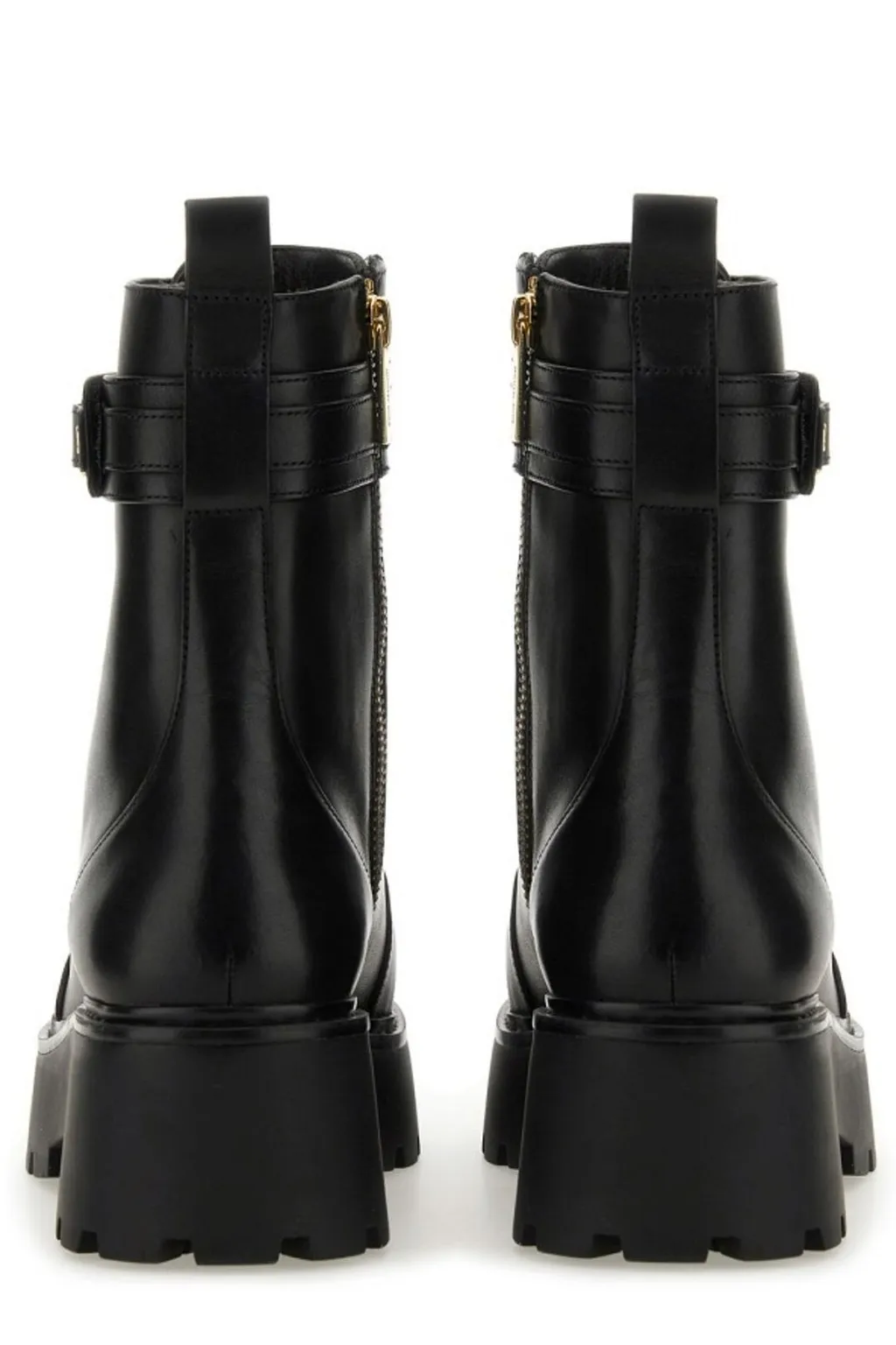 Michael Michael Kors Logo Plaque Zipped Boots