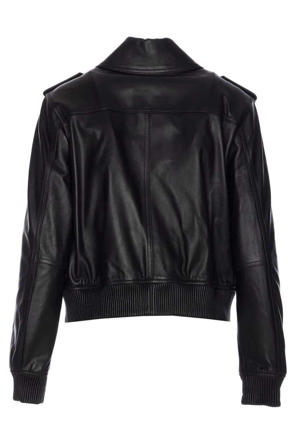 Michael Michael Kors Leather Blouson Jacket